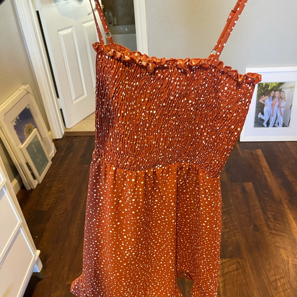 Forever 21 spotted print mini dress